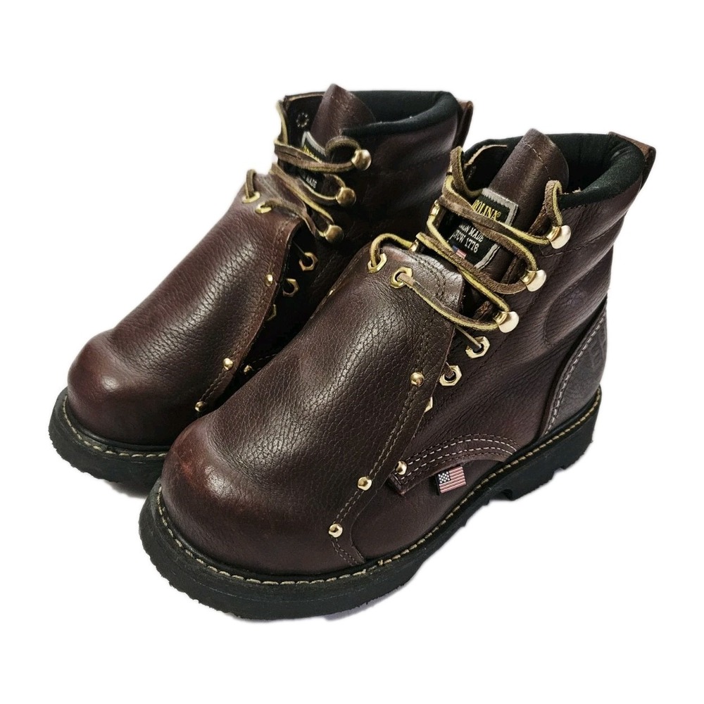 CAROLINA MEN'S EXTERNAL METGUARD WORK BOOTS 508  Broad Toe Size 6.0 D